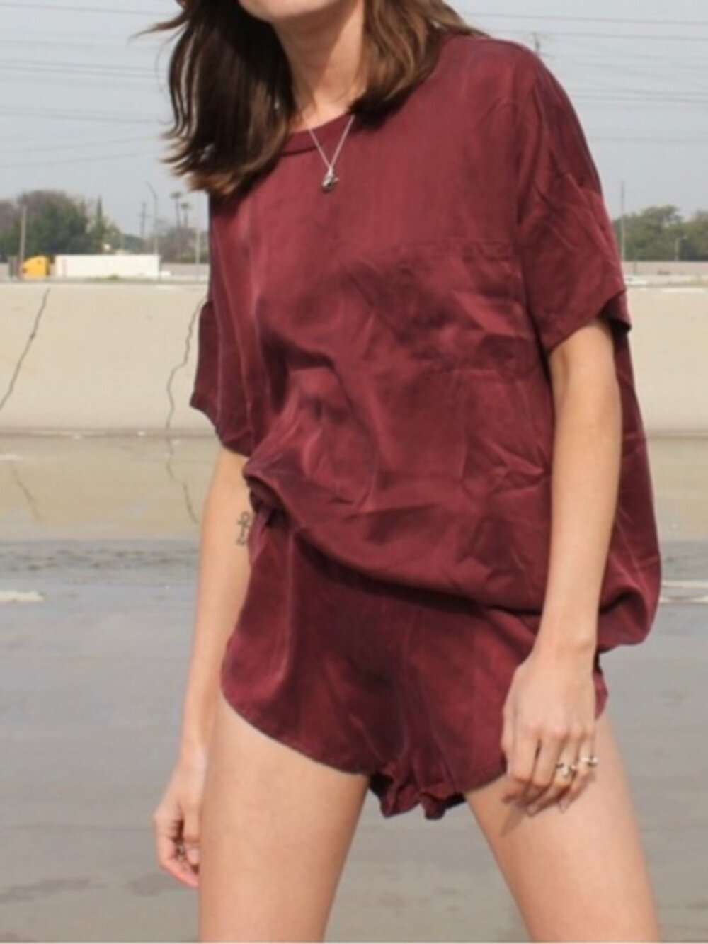 NWOT Lunya Limited Edition Silk Tee